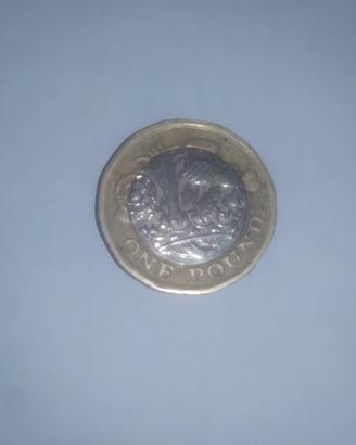 moneta un Pound anno 2017