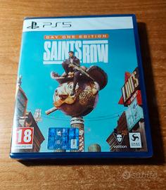 SAINTS ROW - day one edition per ps5. Nuovo