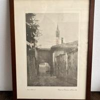 Quadro Via Cimarosa Cantù 1930