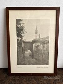 Quadro Via Cimarosa Cantù 1930