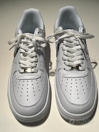 Nike Air Force 1 total white taglia 42