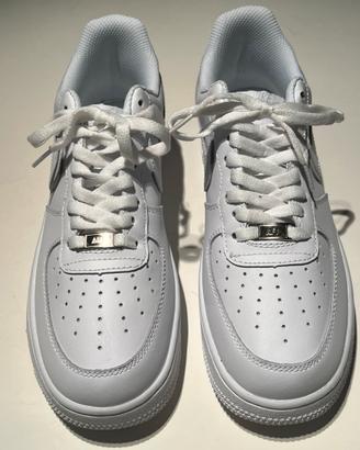 Nike Air Force 1 total white taglia 42