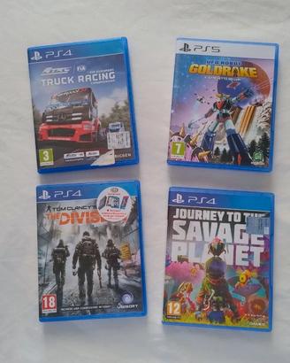 pacchetto 4 giochi ps4 ps5