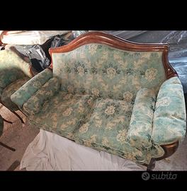 divano con 2 poltrone 