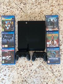 ps4 con joystick e giochi tutto incluso