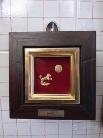 La moneta più piccola del mondo oro,zodiaco leone