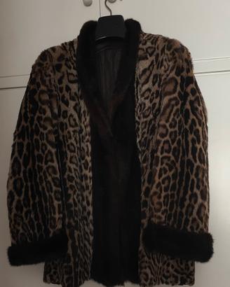 pelliccia ocelot e visone 