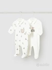 Set 2 pigiami lunghi taglia 1/2 mesi!!!