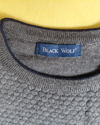 Maglioncino uomo Black Wolf tg M