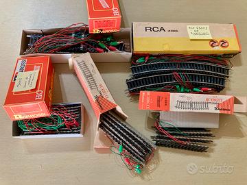 Binari Rivarossi con cavetti