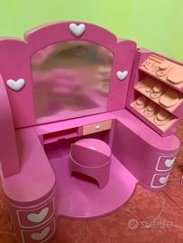 Specchiera e scrittoio Barbie