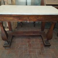 CONSOLLE CON PIANO IN MARMO