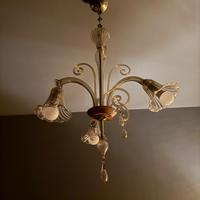 Lampadario in vetro Murano Vintage