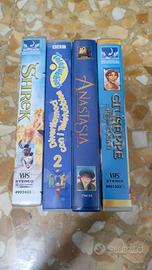 VHS cartoni animati Pixar e vari