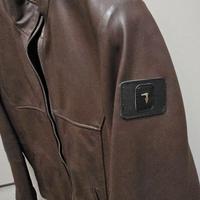 Giubbino in Pelle marrone uomo Trussardi
