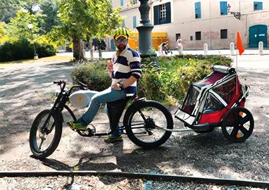 Rimorchio carretto bici bellelli