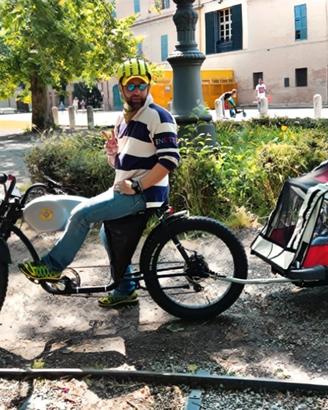 Rimorchio carretto bici bellelli