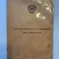 LIBRETTO LANCIA PER RITOCCHI VERNICIATURA