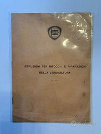 LIBRETTO LANCIA PER RITOCCHI VERNICIATURA