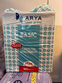 100 tappetini assorbenti per cani 60x90 Arya