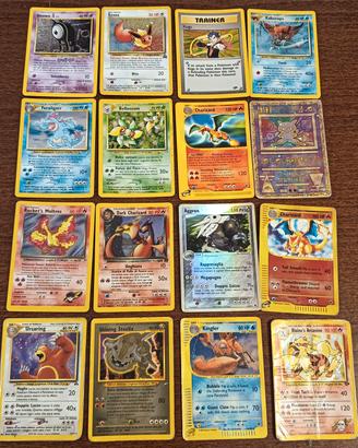 16 carte Pokemon 