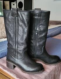 Stivali donna in pelle