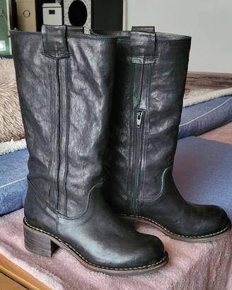 Stivali donna in pelle