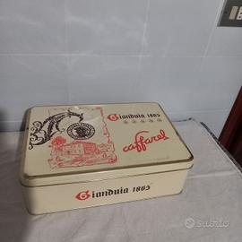 scatola di latta CAFFAREL GIANDUIA 1865