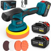 Lucidatrice Auto a Batteria Rotorbitale 2 batterie