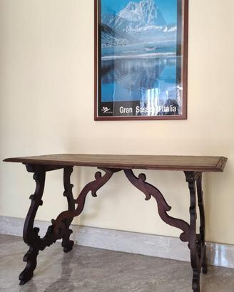 Tavolo a lira in noce