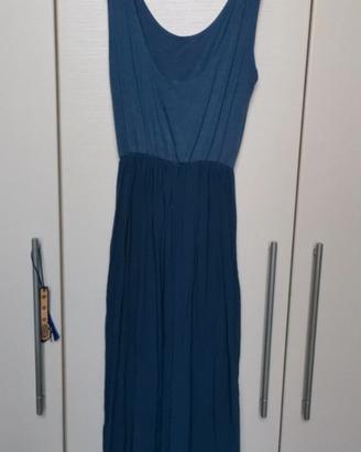 Vestito lungo blu