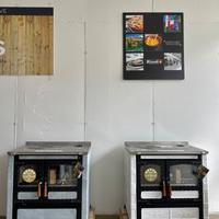 Cucina a legna RIZZOLI pietra maiolica