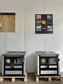 Cucina a legna RIZZOLI pietra maiolica
