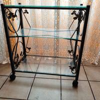 Carrello porta TV in ferro battuto 