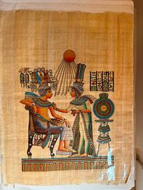 Papiro egizio di Adel Ghabour. Scena antica.
