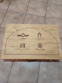 cassetta in legno per vino 