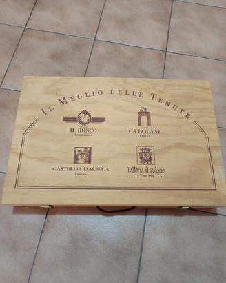 cassetta in legno per vino 