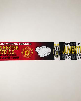 Sciarpa Champions Juventus Manchester 1999