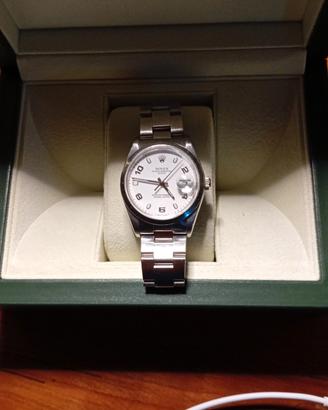 rolex oyster acciaio