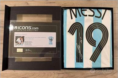 Lionel Messi maglia Argentina 05-07 firmata a mano