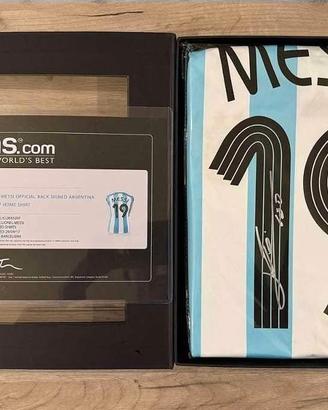 Lionel Messi maglia Argentina 05-07 firmata a mano
