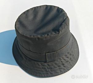 Cappello Barbour cotone cerato Tg.L nuovo
