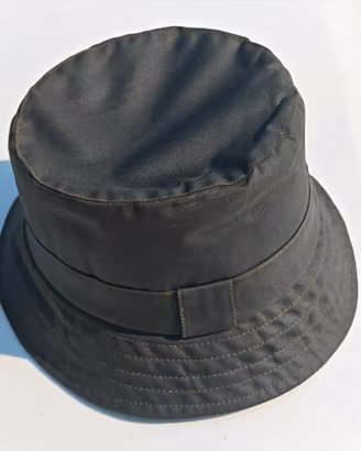 Cappello Barbour cotone cerato Tg.L nuovo
