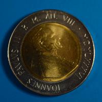MONETA 500LIRE VATICANO PALO II