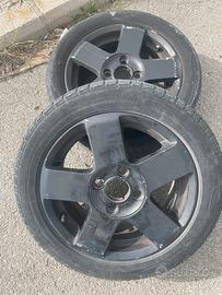 2 Gomme e cerchi 195/50/r15 Ford fiesta 2002-2006