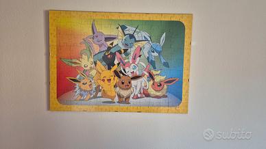 puzzle pokemon con cornice trasparente 