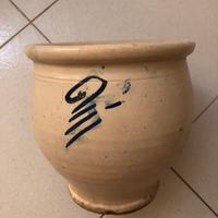 Vaso da notte antico dì terracotta