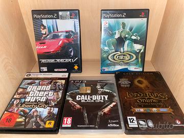 Lotto videogiochi PS2,PS3 e PC