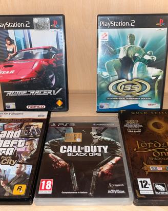 Lotto videogiochi PS2,PS3 e PC