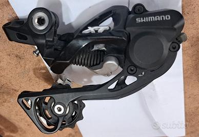 deragliatore 10V shimano XT M786 e cassetta 11/36 